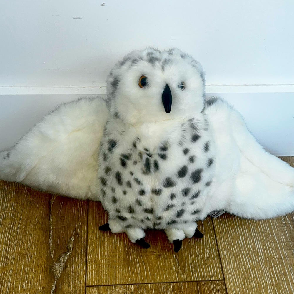Snowy owl folkmanis puppet